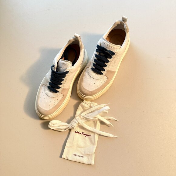 Ferragamo Women's Cassina low-top sneakers  Size 9 - Picture 2 of 4